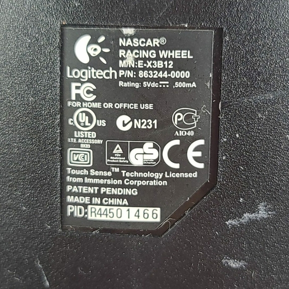 Xbox Nascar racing wheel Logitech - Picture 7 of 8